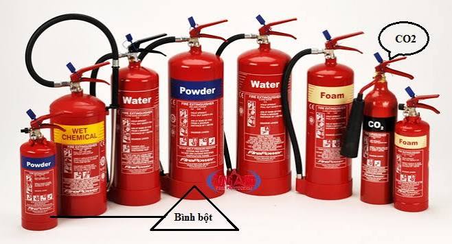 Bình cứu hỏa co2 các cỡ T